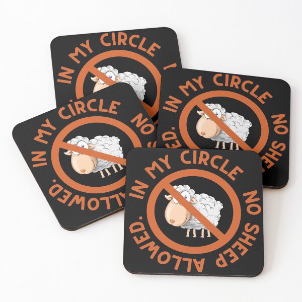 Item preview, In my Circle No Sheep Allowed designed and sold by littlesoulzwear.