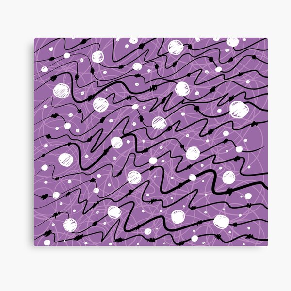 Motif perle et fil Impression sur toile