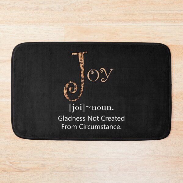 Item preview, Joy Definition Gladness Not Created From Circumstance Motivational Quote Design Leopard designed and sold by tamdevo1.