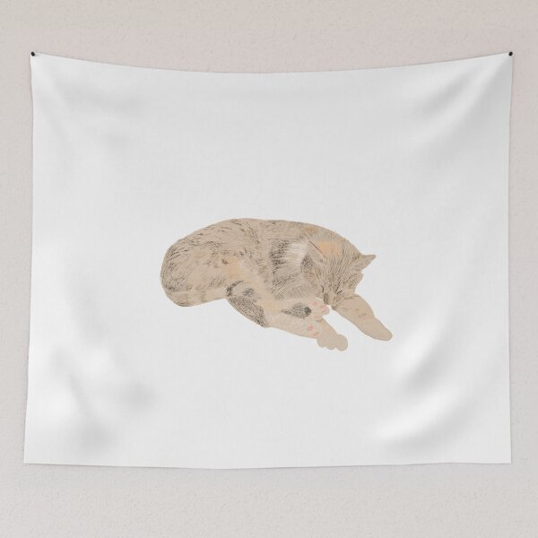 Item preview, Sleeping Brown Calico Cat designed and sold by designsbyad.