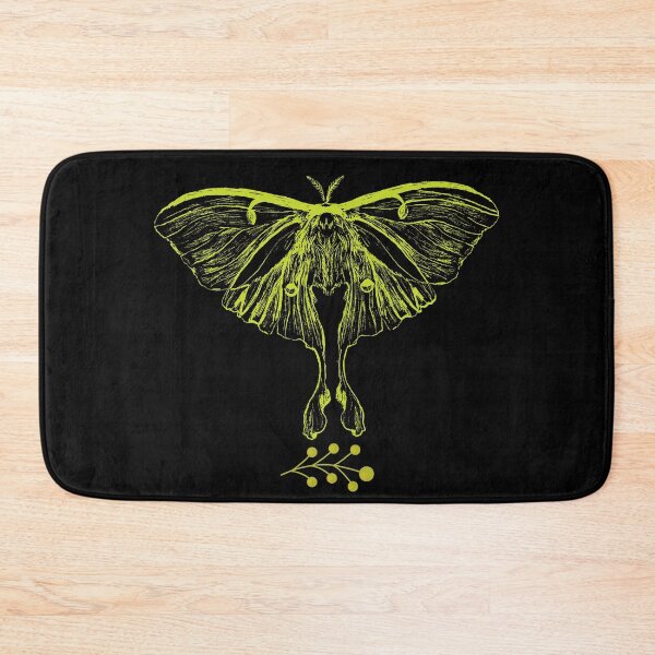 Item preview, Green Luna Moth Simple Line Drawing Design designed and sold by EarthArtDesigns.