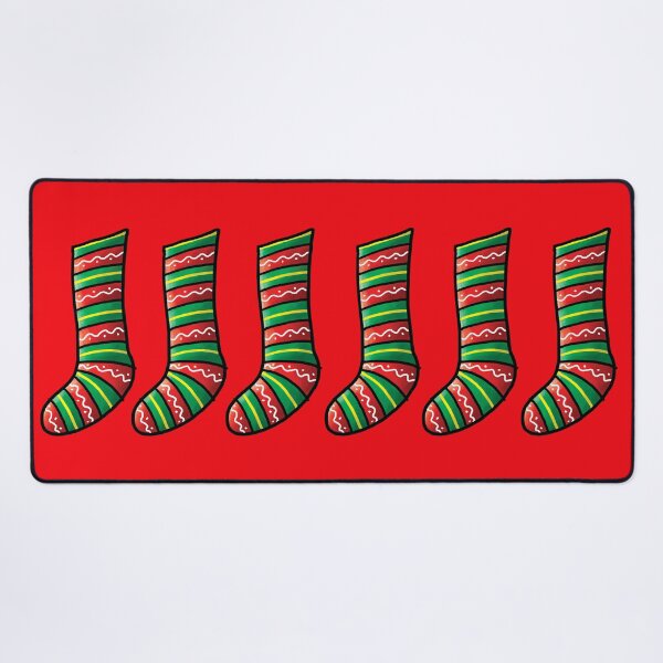Christmas Stocking Desk Mat