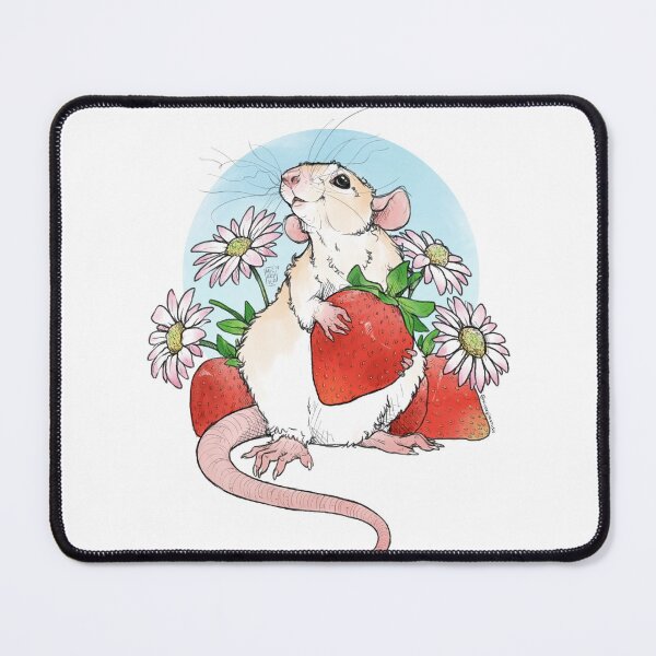 Item preview, Rat with Strawberries designed and sold by mickeyila.