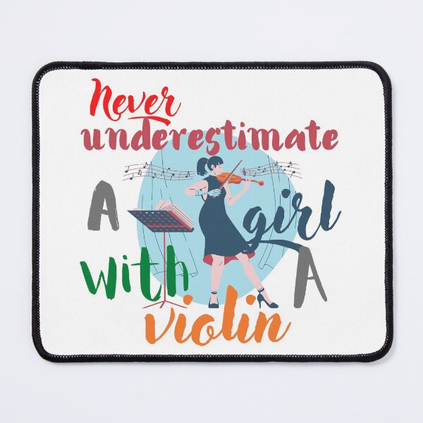 Item preview, Never Underestimate A Girl With A Violin designed and sold by Scopestor.
