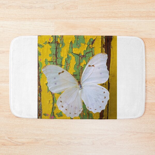 Item preview, White Butterfly On Old Wall designed and sold by Garry Gay.
