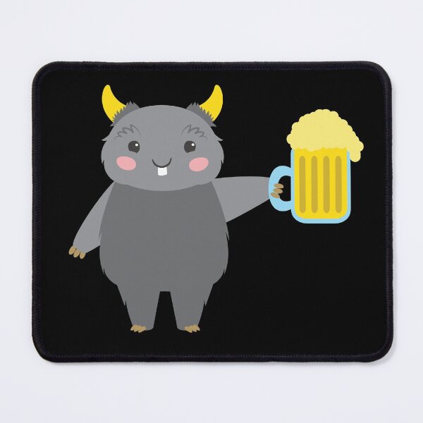 Item preview, CHEERS! Little grey yeti designed and sold by jasmineberry.