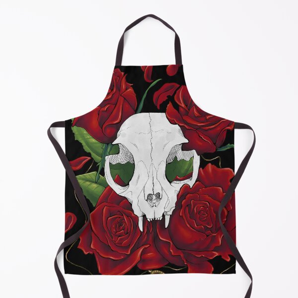 Skull & Roses Apron