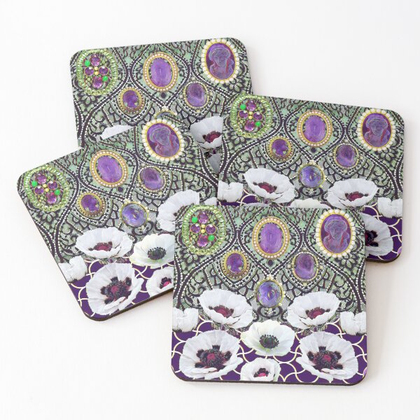 Item preview, Ediemagic Cameos with Poppies 1 designed and sold by Ediemagic.