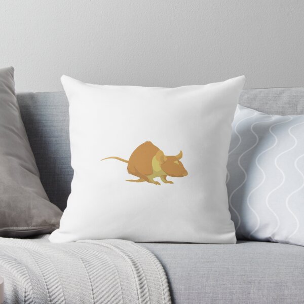 Graphic Rat 03 Throw Pillow