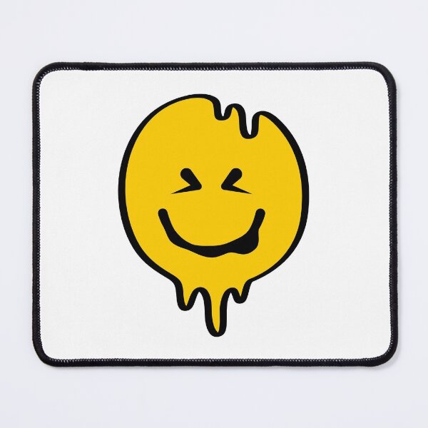 Item preview, Funny Closed Eyes Drippy Smiley Face Melting designed and sold by thecooltable.