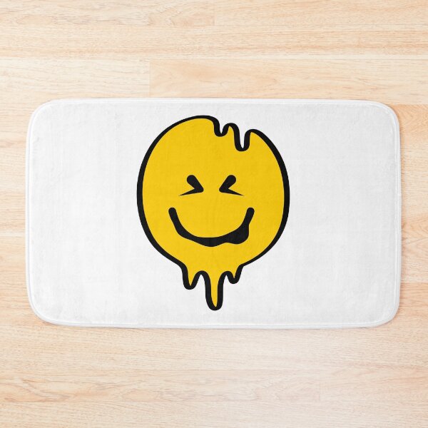 Item preview, Funny Closed Eyes Drippy Smiley Face Melting designed and sold by thecooltable.