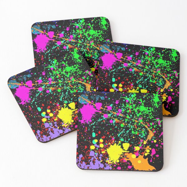 Item preview, Neon Splatter Paint  designed and sold by Niniannebast.