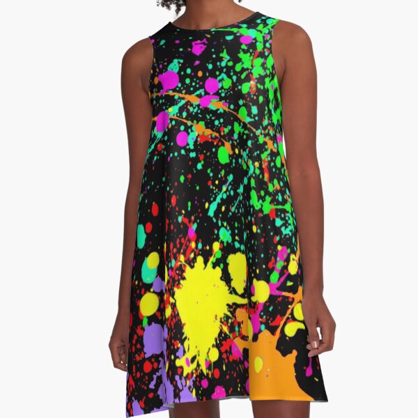 Item preview, Neon Splatter Paint  designed and sold by Niniannebast.