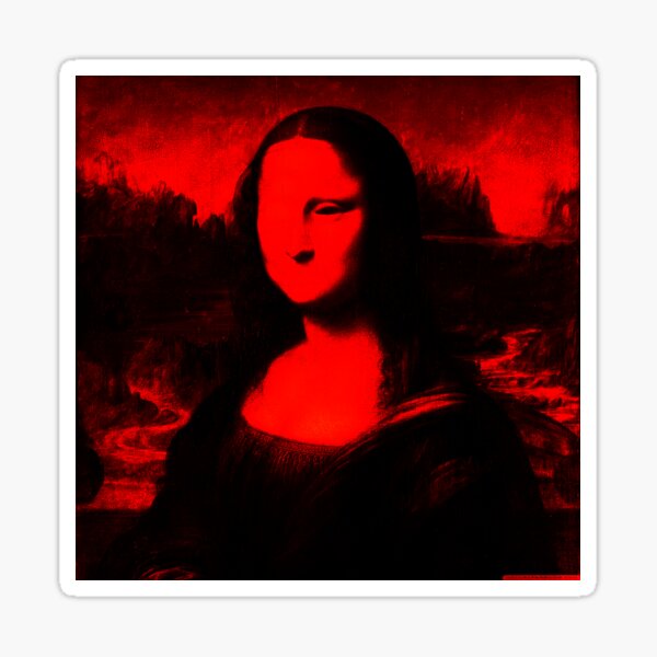 Item preview, SCARY MONA LISA designed and sold by PiX-3l.