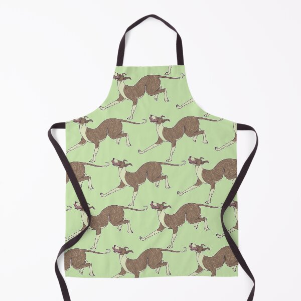 Prancing Greyhound - Brindle Apron