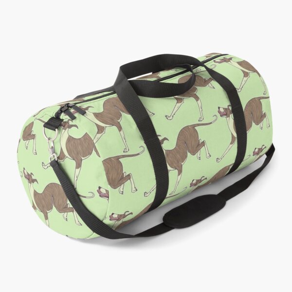 Prancing Greyhound - Brindle Duffle Bag