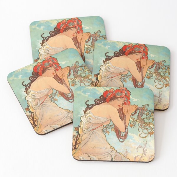 Item preview, Summer; Ete - Alphonse Mucha 1896 designed and sold by Gin  Neko.