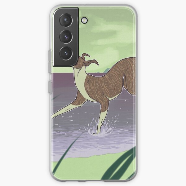 Happy Prancing Greyhound Samsung Galaxy Soft Case