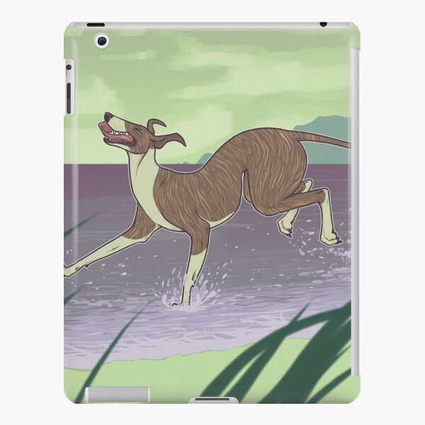 Happy Prancing Greyhound iPad Snap Case