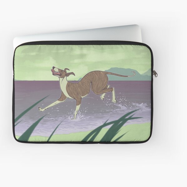 Happy Prancing Greyhound Laptop Sleeve