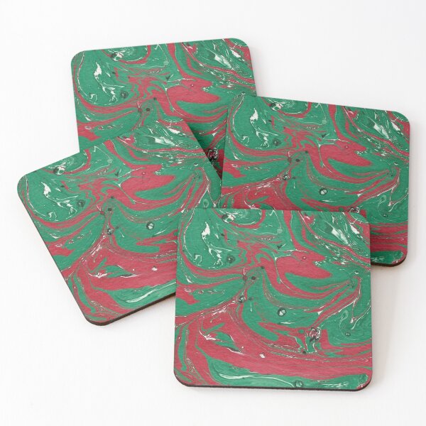 Item preview, Red and Green Swirls designed and sold by AliCatOriginals.