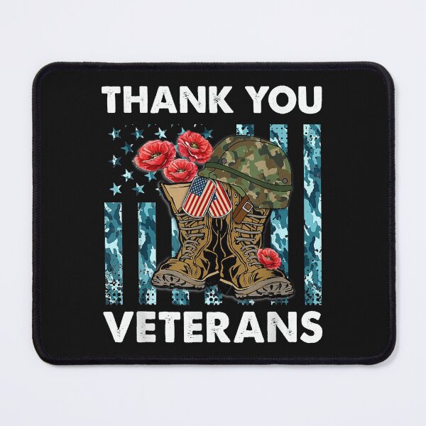Item preview, Thank you veterans combat boots poppy flower veteran day designed and sold by Mitzi12312.