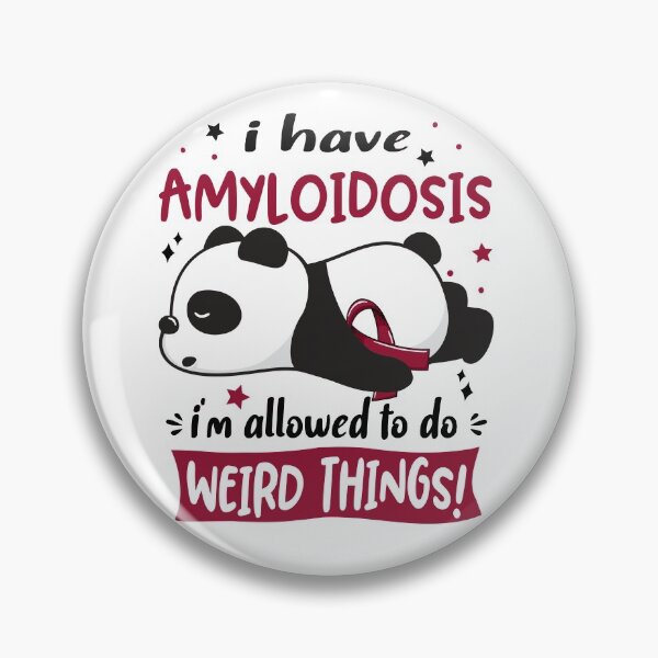 Item preview, Amyloidosis Warrior I Have Amyloidosis I Am Allowed To Do Weird Things! designed and sold by GennieShop.