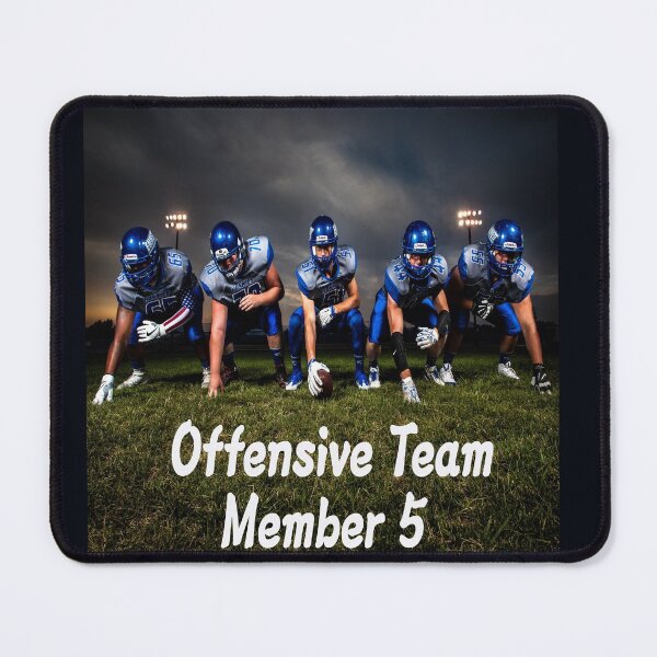 Item preview, Target team member,Five Offensive Team Members for American Football Victory designed and sold by mostheristore.