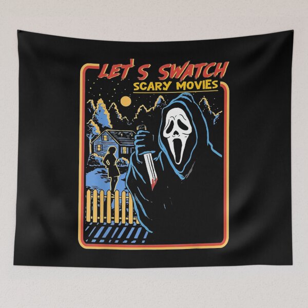 Item preview, Lets Watch Scary Movie Halloween designed and sold by Phyllis Watlington.