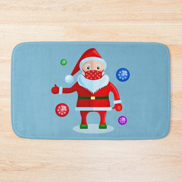 Item preview, coronavirus christmas face mask santa snowflake covid 19 designed and sold by Gossip Rag.