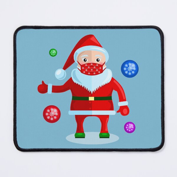 Item preview, coronavirus christmas face mask santa snowflake covid 19 designed and sold by Gossip Rag.
