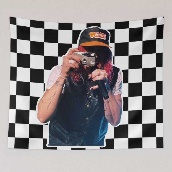 Item preview, LANY Camera Checkered (PJK) designed and sold by Kat Acosta.