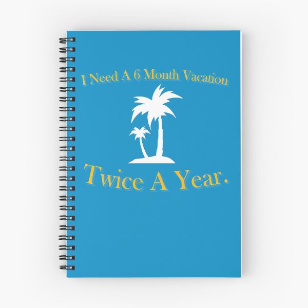 Aperçu de l'œuvre J'ai besoin de 6 mois de vacances créée et vendue par Thatstuff.