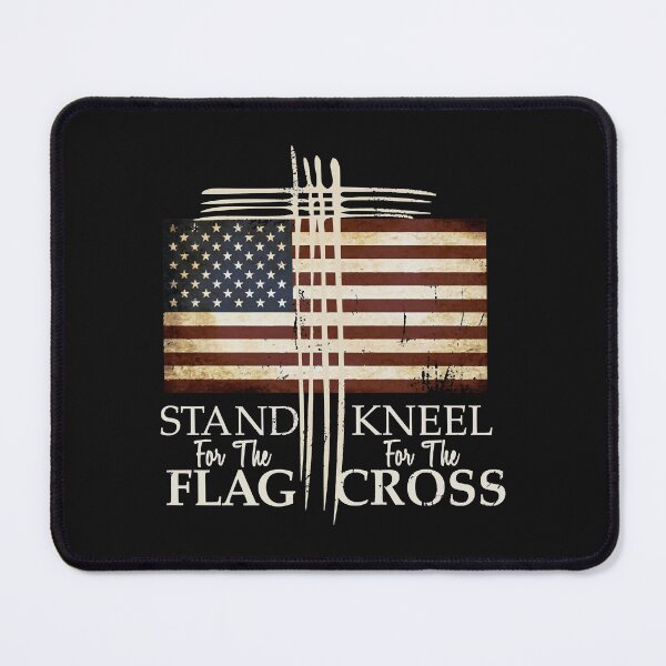 Item preview, STAND FOR THE FLAG Hoodie Kneel For Cross Love USA designed and sold by Mitzi12312.