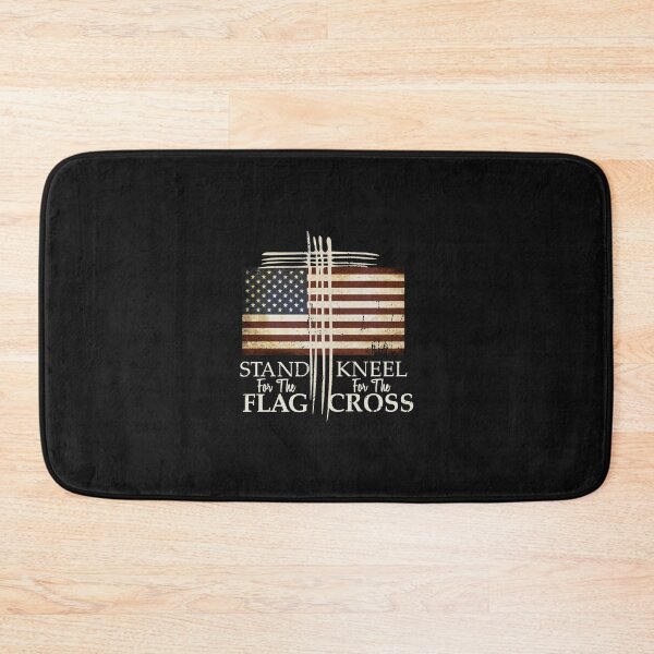 Item preview, STAND FOR THE FLAG Hoodie Kneel For Cross Love USA designed and sold by Mitzi12312.