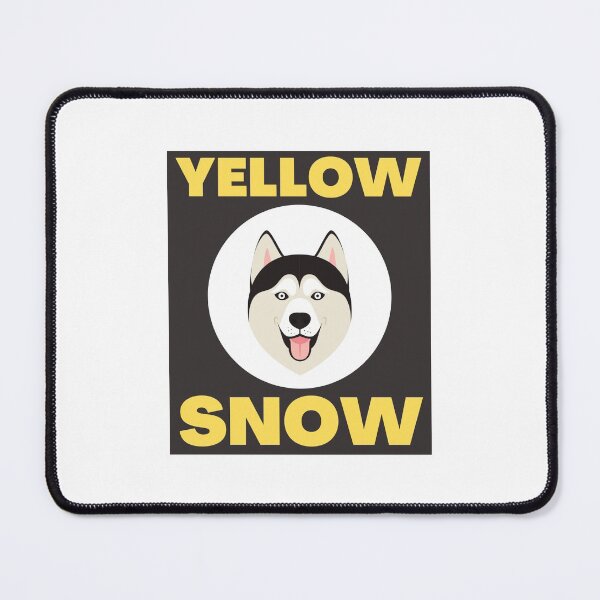 Item preview, Yellow Snow - Husky - Classic Rock designed and sold by Banjoseph.