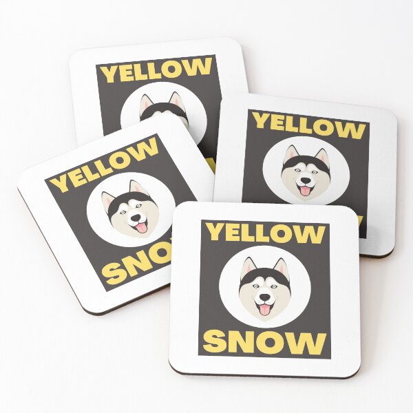 Item preview, Yellow Snow - Husky - Classic Rock designed and sold by Banjoseph.