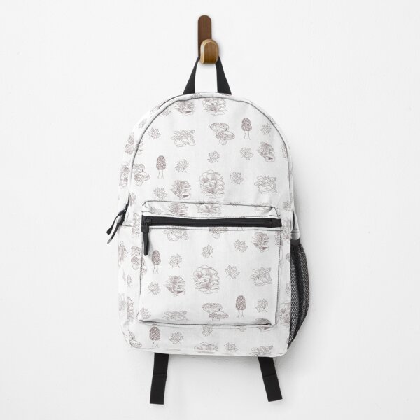 Item preview, Woodland Mushrooms White designed and sold by Ashley Gagnon.