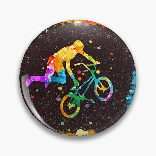 Artikelvorschau, BMX-Aquarell-Kunst entworfen und verkauft von ChuckyStore79.