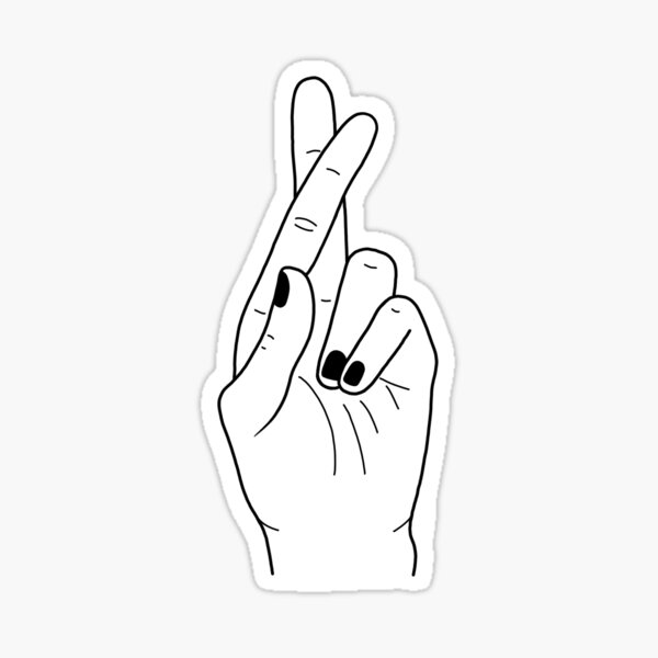 Item preview, Troye Sivan Crossed Fingers (Troye's Hand) designed and sold by melissacascio.