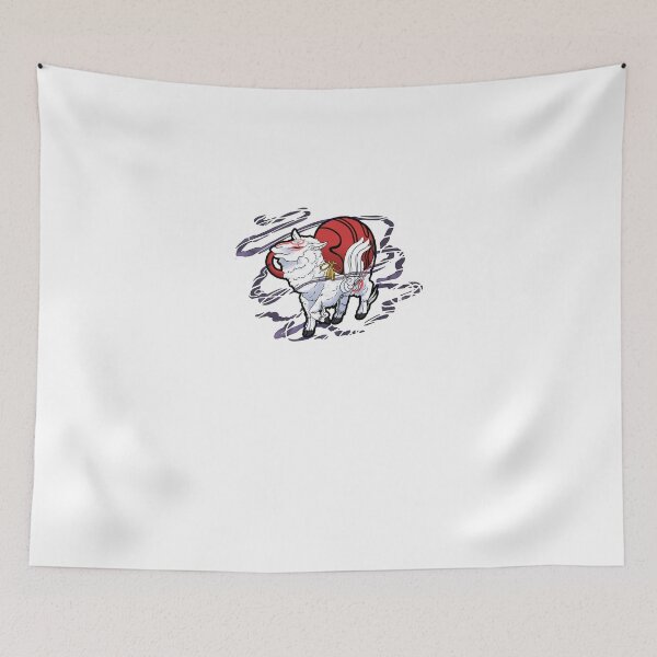 Item preview, Kasugami - Okami Sticker designed and sold by RICHARDMARTYN.
