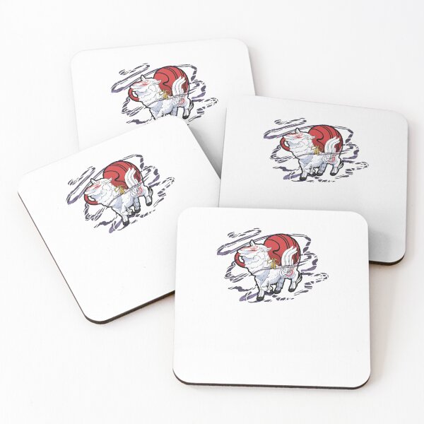Item preview, Kasugami - Okami Sticker designed and sold by RICHARDMARTYN.