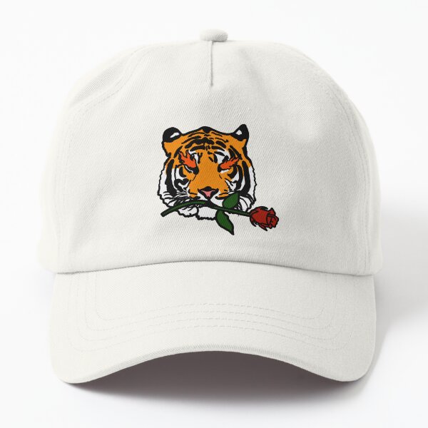 Tigers and Roses - Bengal Tiger Street Art Dad Hat