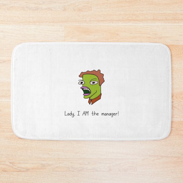 Item preview, Outraged Fish Man - I Am The Manager! designed and sold by SeanDontGetFish.