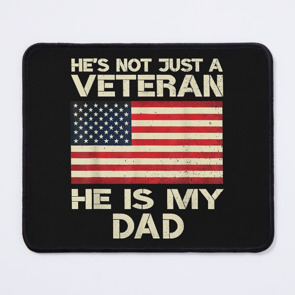 Item preview, VETERAN He Is My DAD American flag Veterans Day Gift designed and sold by Mitzi12312.