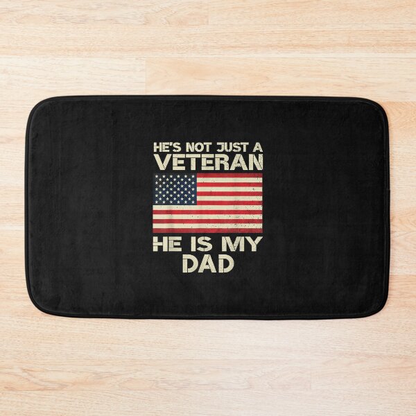 Item preview, VETERAN He Is My DAD American flag Veterans Day Gift designed and sold by Mitzi12312.