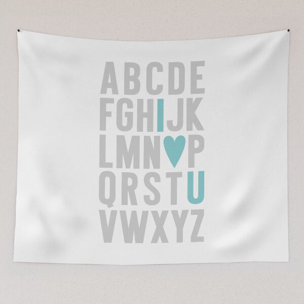 Item preview, ABC I Love You Blue designed and sold by MissTiina.