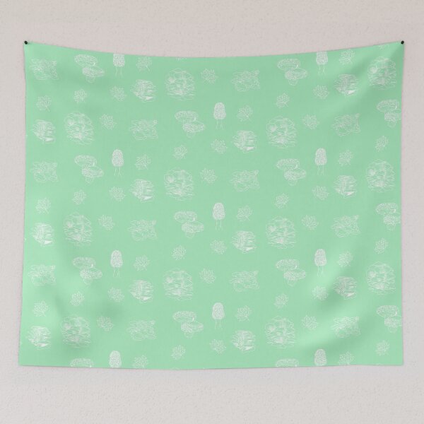 Item preview, Woodland Mushrooms Mint 1 designed and sold by Ashley Gagnon.