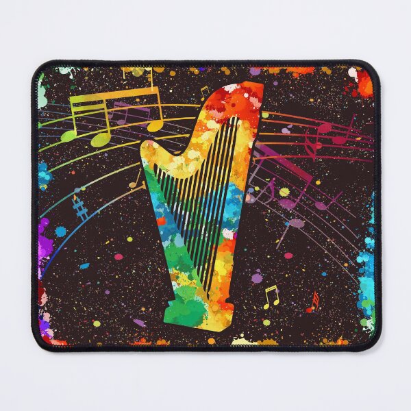 Item preview, Harp Watercolor Art designed and sold by ChuckyStore79.