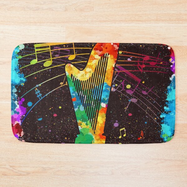 Item preview, Harp Watercolor Art designed and sold by ChuckyStore79.